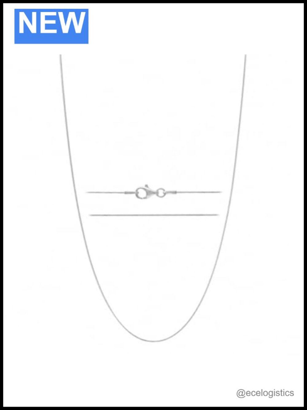 925 Sterling Silver Snake Chain Necklace 1mm 8-Sided made in Italy
